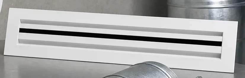Representative linear slot diffusers