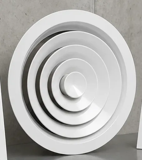 Representative round ceiling diffusers